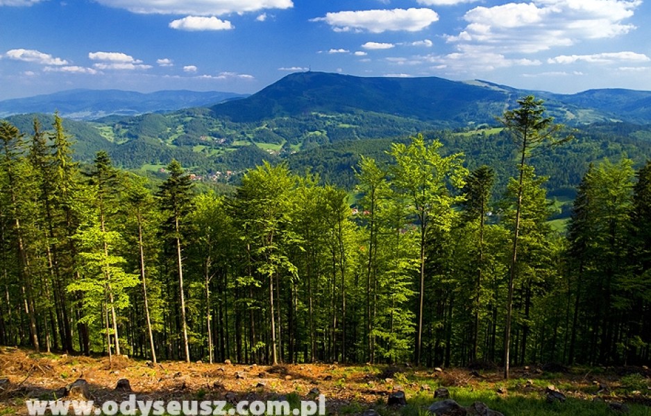 Beskidy - widok na Skrzyczne